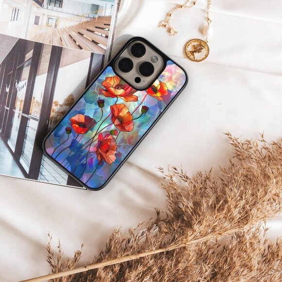 Floral Phone Cover – iPhone 16, 15 Pro, 14, Galaxy S25, S24, S24 Ultra, Pixel 9 - Picture 2 of 9